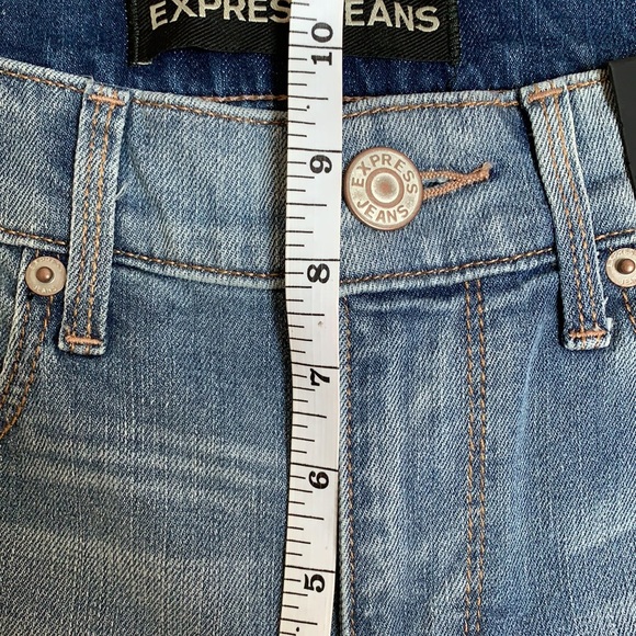 NWT Express destructed midrise jeans - Picture 9 of 13